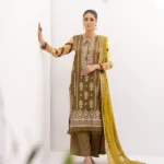 Embroidered Digital Printed Lawn with Embroidered Chiffon Dupatta