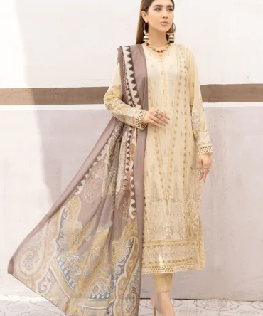 Embroidered Lawn Collection with Digital Printed Dupatta