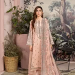 Embroidered Dobby Lawn with Embroidered Chiffon Dupatta