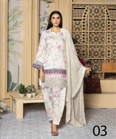 AAFREEN Embroidered Silk Viscose with Embroidered Chiffon Dupatta