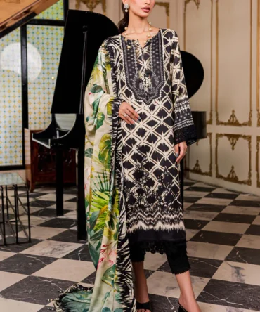 Printed Marina With Marina Shawl SP-77