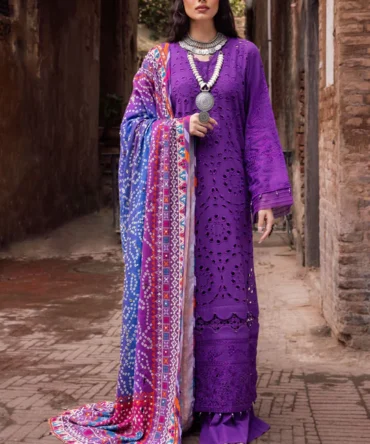 Embroidered Chikankari Khaddar NE-50